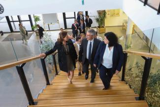 Accueil de la Ministre